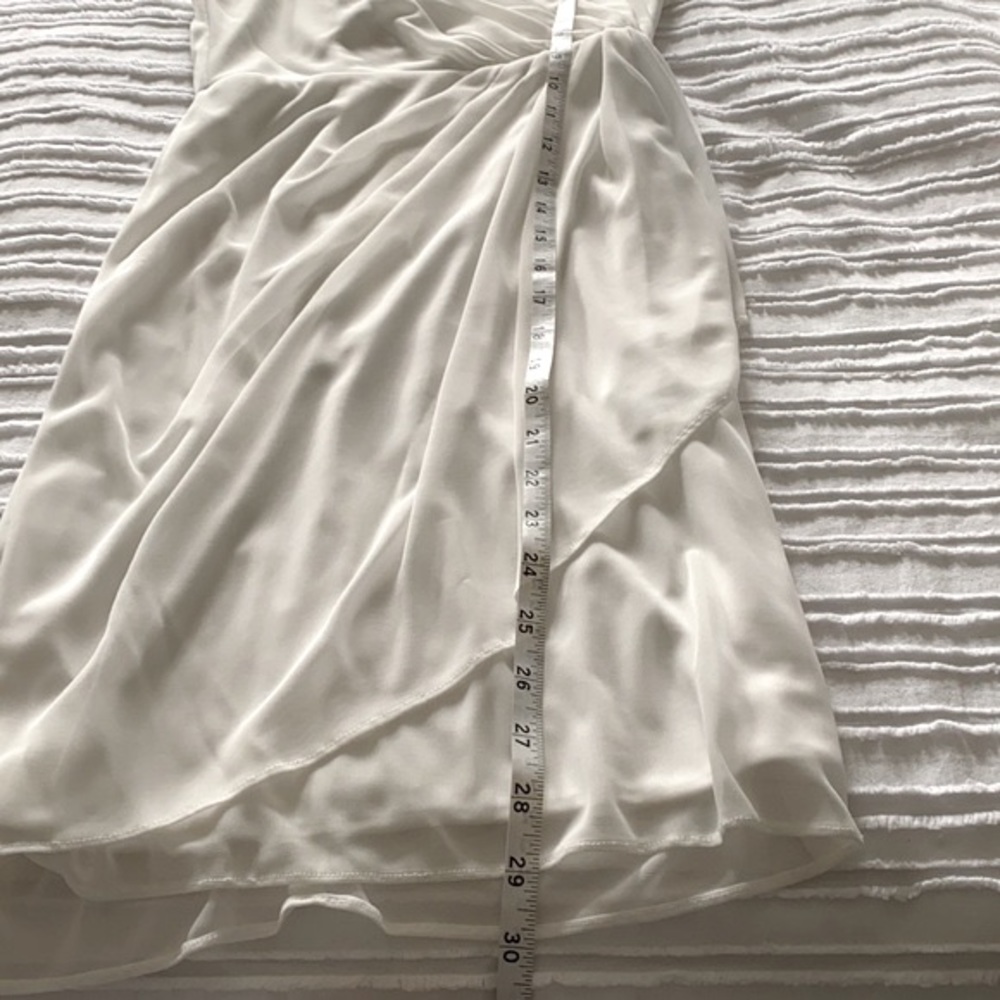 Cache White One Shoulder Cocktail Dress - Picture 12 of 17